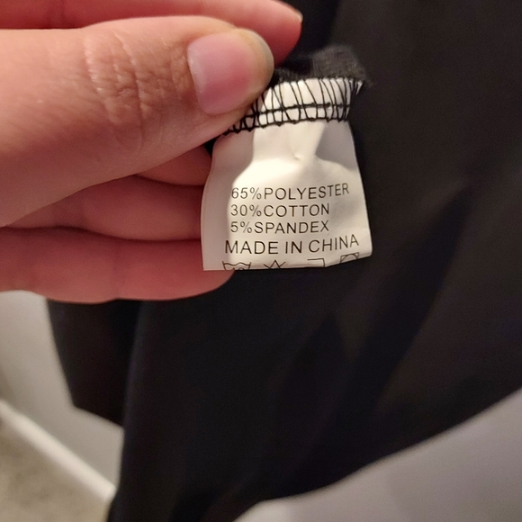 Homeyee Body-con Black and White Houndstooth 3/4 Sleeve Dress in Size 10 - Picture 12 of 12